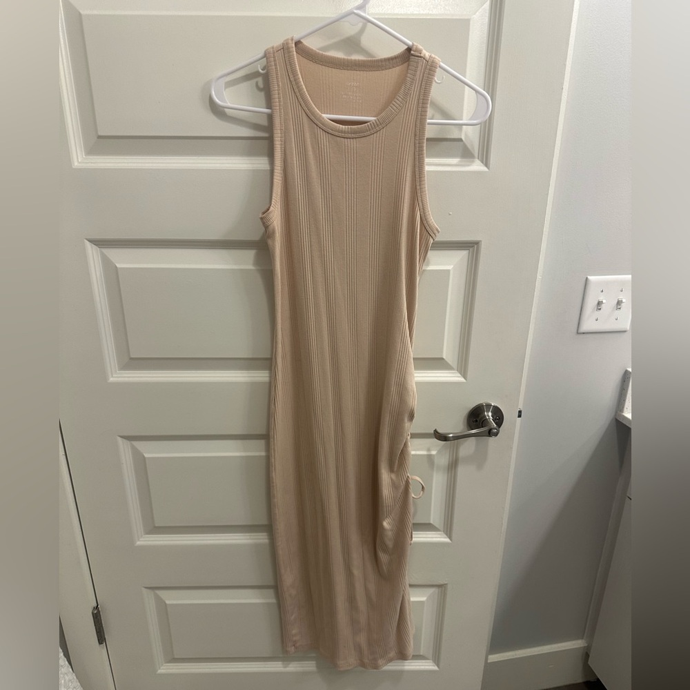 Aerie Tan Sleeveless Maxi Dress